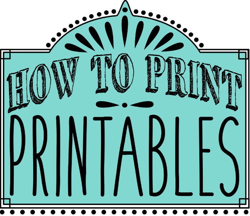 How to print printable art and invitations.