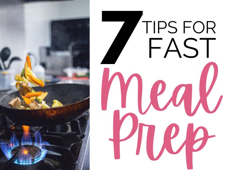 Seven meal prep tips for fast weeknight meals