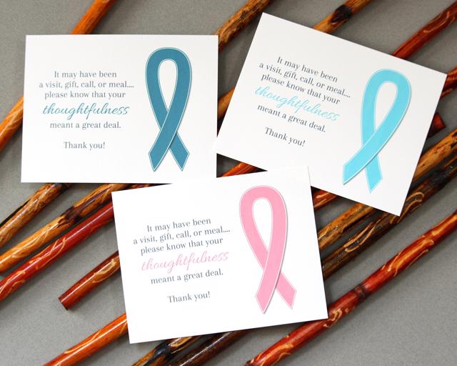 Patterned Pomegranate: Printable Cancer Ribbon Thank You ...
